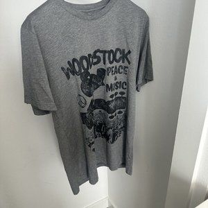 PHILCOS ENTERPRISER woodstock mens Large T shirt Grey WSK1180XX